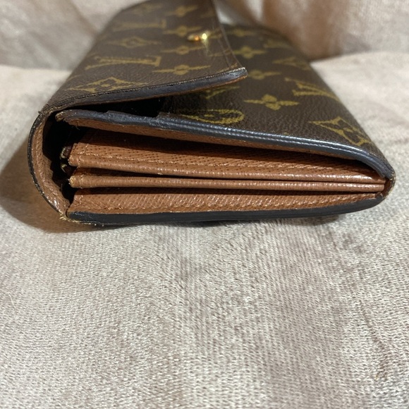 Louis Vuitton Portefeuille Sarah Brown Monogram Long Wallet - Picture 7 of 16